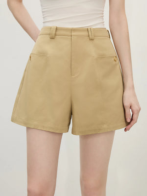 VILZSTUDIOS Versatile Casual Loose Fit Cotton Shorts
