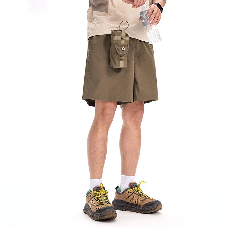 VILZSTUDIOS Trendy Detachable Utility Pocket Cargo Shorts
