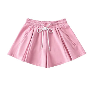 VILZSTUDIOS High Waist Flare Shorts Skirt Pants