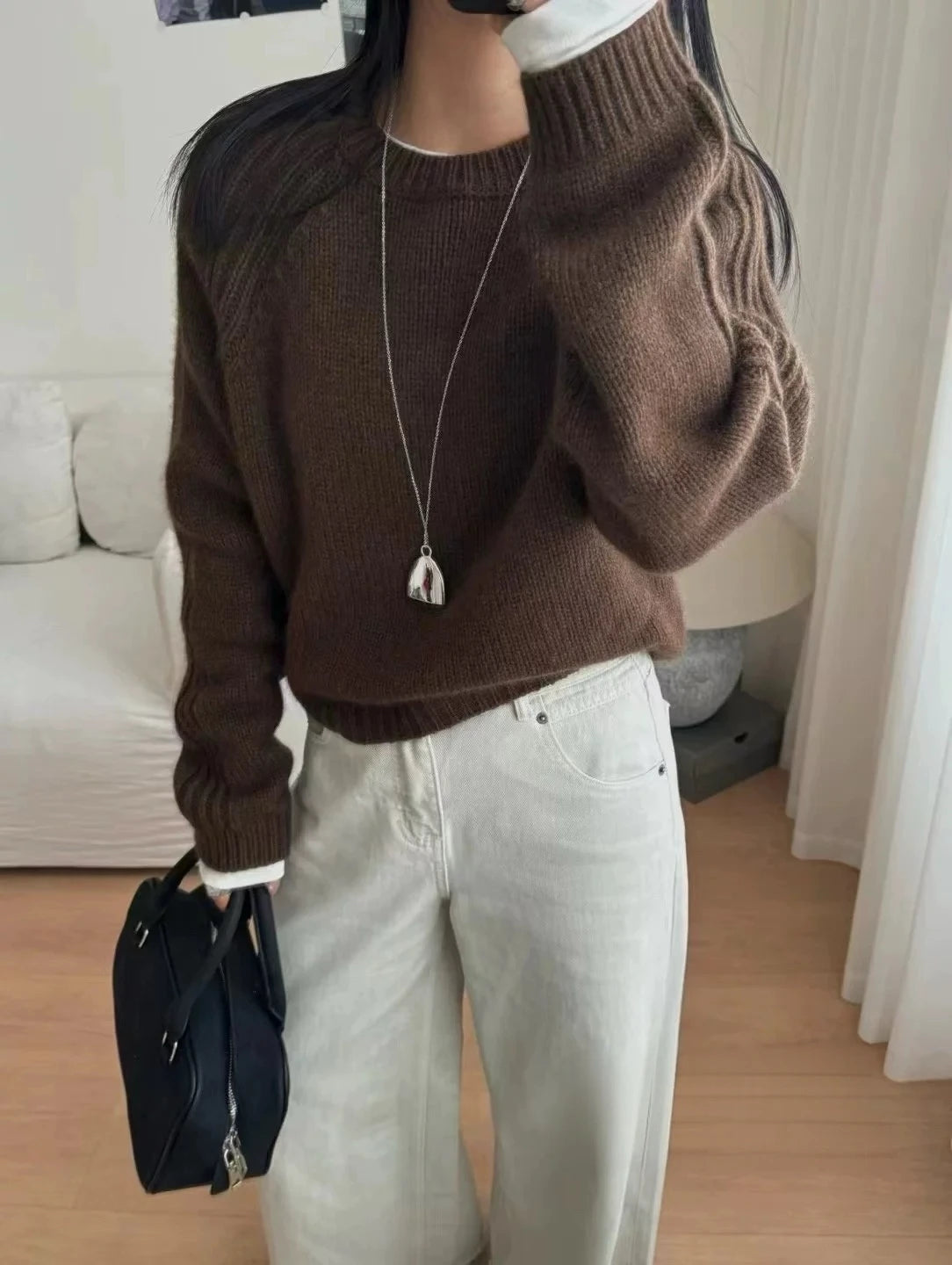 VILZSTUDIOS Cozy Thick Cashmere Sweater
