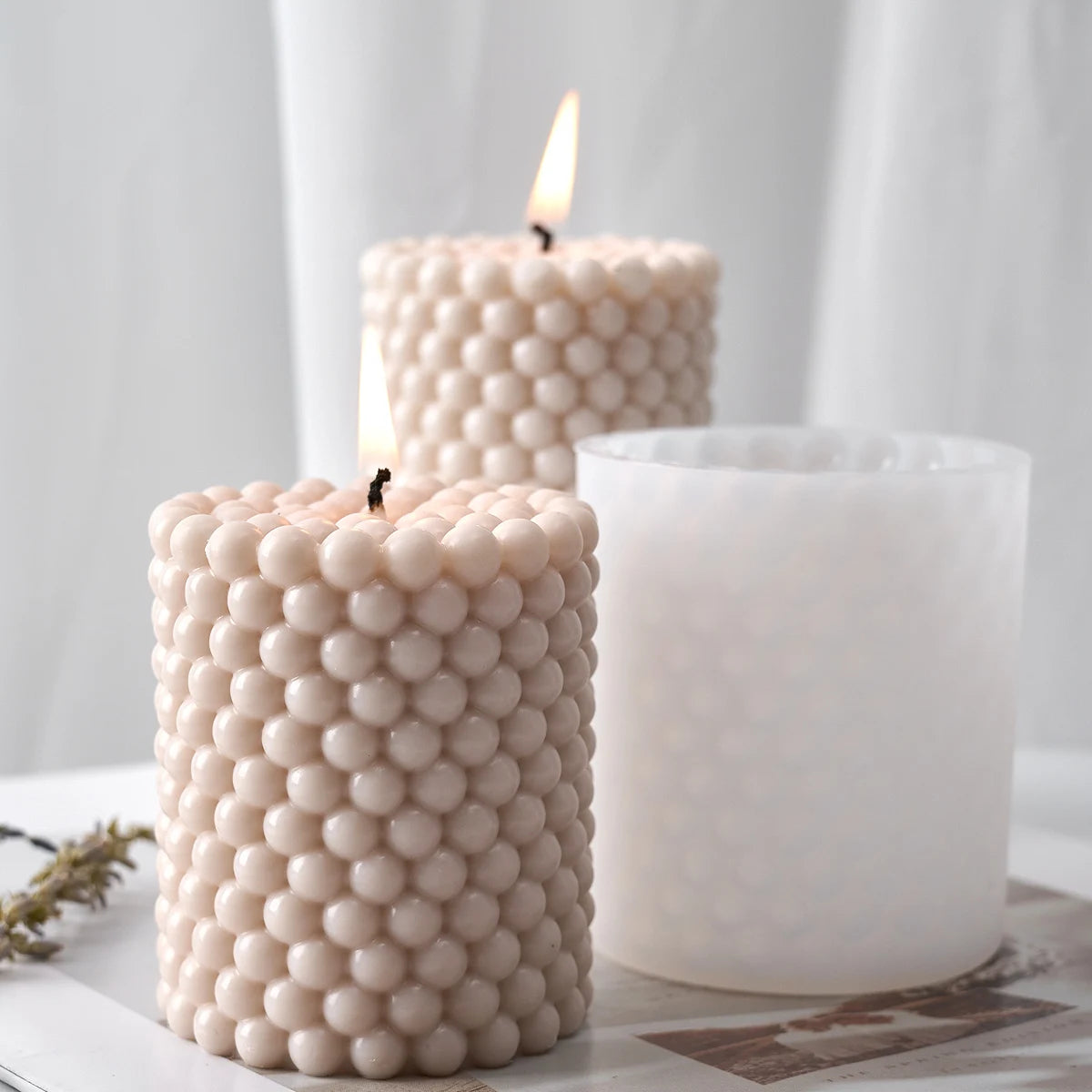 VILZSTUDIOS Non-Stick Bubble Scented Candle Craft Mold