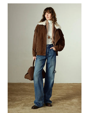VILZSTUDIOS Retro Chenille Padded Jacket