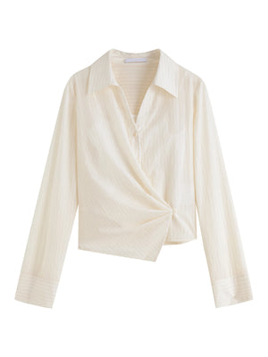 VILZSTUDIOS Versatile Asymmetrical Waist Shirt