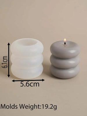 VILZSTUDIOS Silicone Donut Candle Mold for DIY