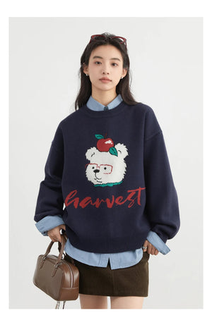 VILZSTUDIOS Cozy Cute Bear Sweater