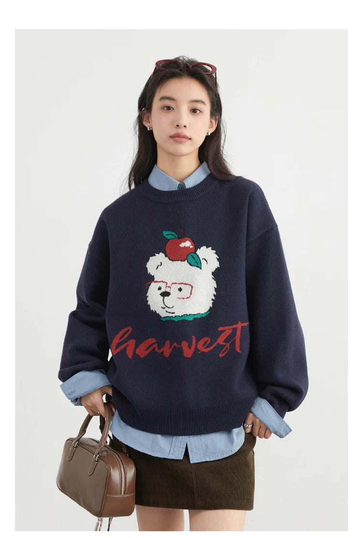 VILZSTUDIOS Cozy Cute Bear Sweater