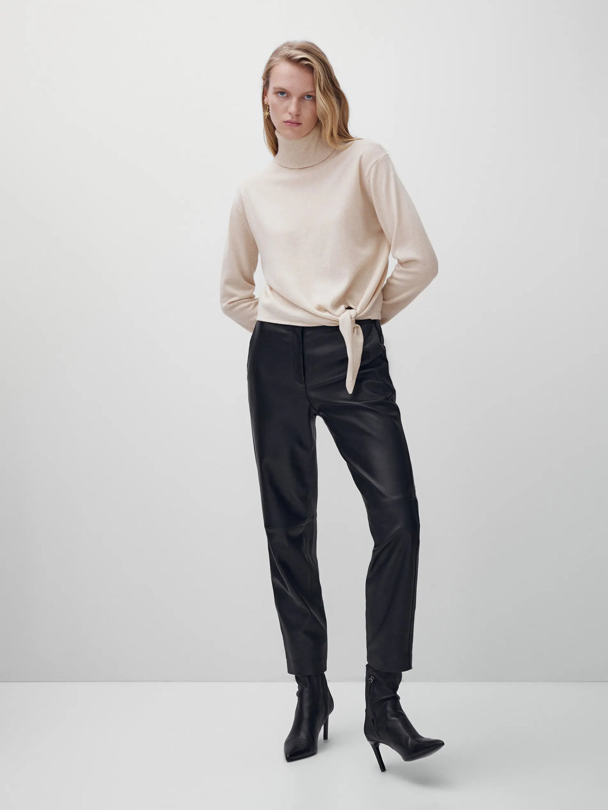 VILZSTUDIOS High Neck Wool Blend Sweater