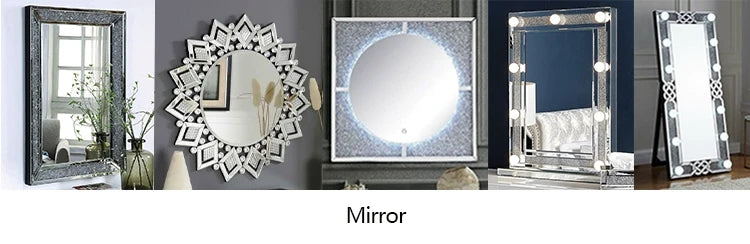 VILZSTUDIOS Wholesale Bedroom Furniture Oversized Wall Mirror Standing Dressing Mirror Modern Hotels Silver / Gold / Brown Mirror 5 Mm