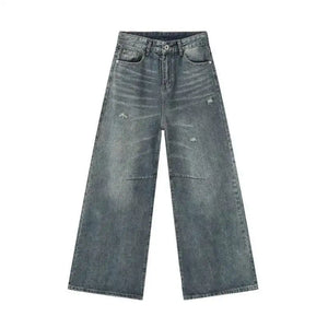 VILZSTUDIOS American Style Loose Fit Straight Jeans