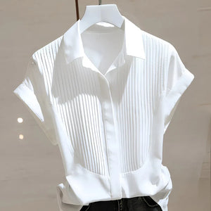 VILZSTUDIOS Elegant Pleated Shirt