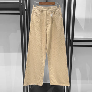 VILZSTUDIOS Diamond High Waist Straight Denim Jeans