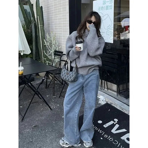 VILZSTUDIOS Cozy Korean Knit Pullover Sweater