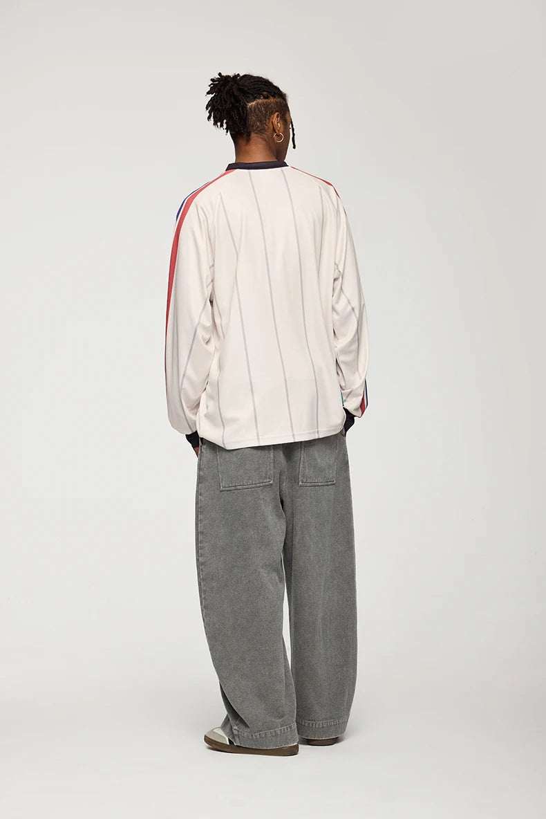 VILZSTUDIOS Vintage Loose Fit Washed American Pants