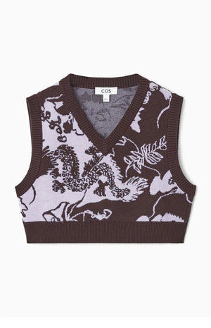 VILZSTUDIOS Lavender Cropped Vest
