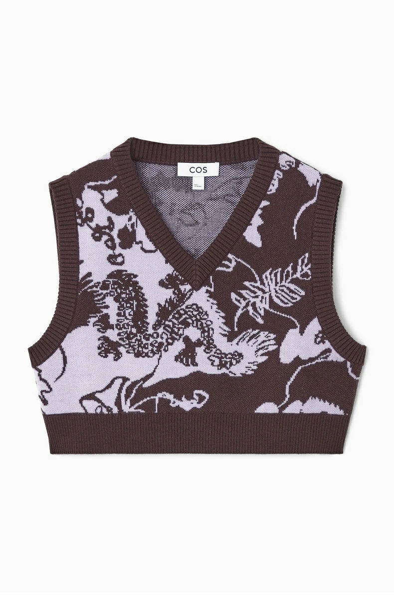 VILZSTUDIOS Lavender Cropped Vest