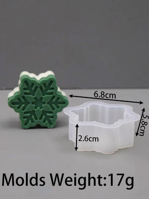 VILZSTUDIOS Festive Christmas Silicone Scented Candle Mold