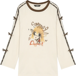 VILZSTUDIOS Oversized Long Bow Sleeve Top