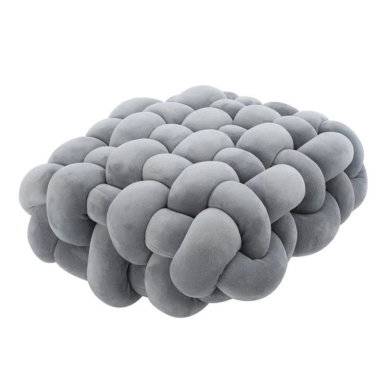 VILZSTUDIOS Handmade Knitted Square Cushion