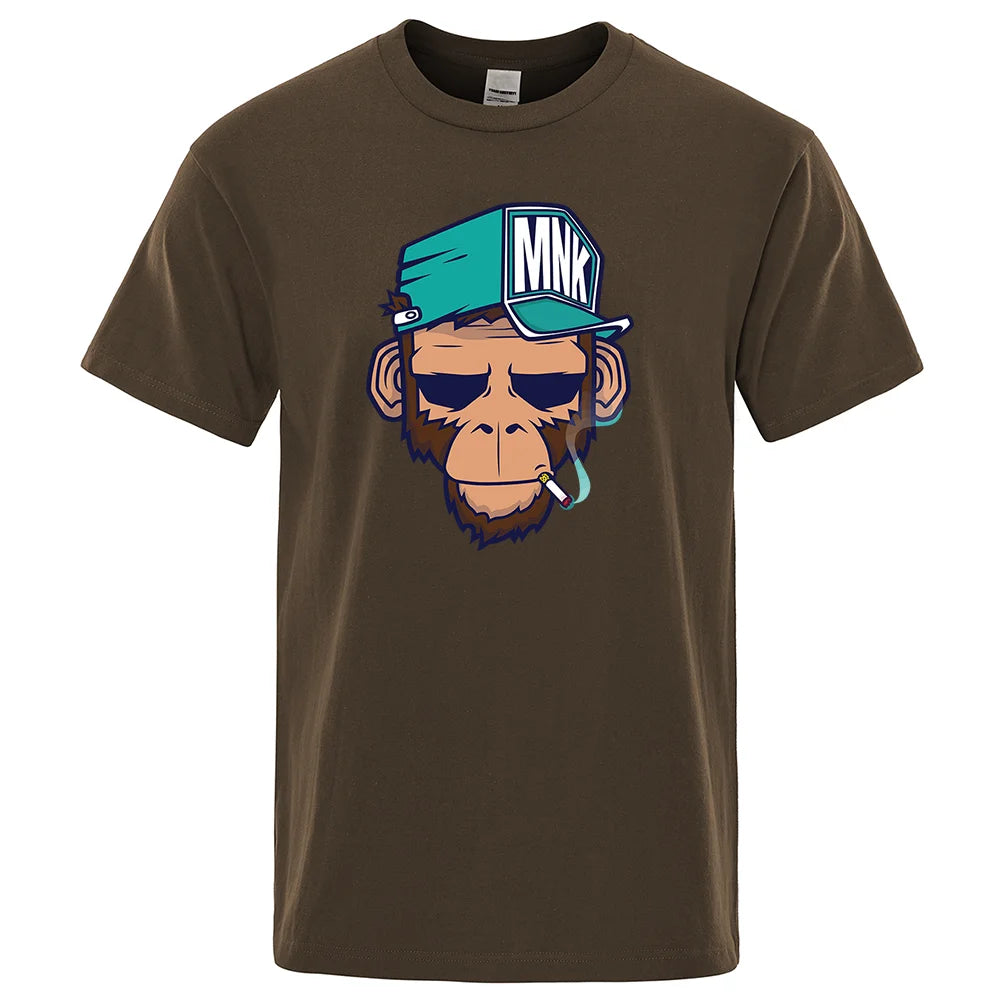 VILZSTUDIOS Smoking Cool Monkey T-Shirt