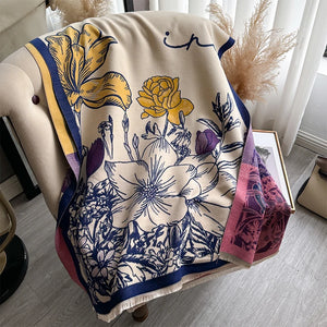 VILZSTUDIOS Luxurious Two-Sided Cashmere Scarf
