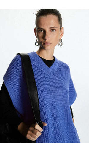 VILZSTUDIOS Woolen Sleeveless Knitted Sweater