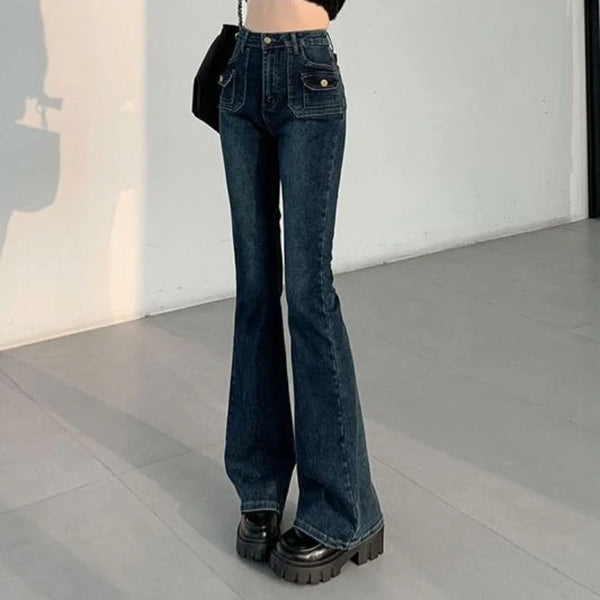 Vintage High Waist Flared Jeans