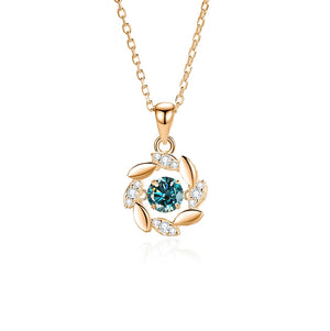 VILZSTUDIOS Round Moissanite Pendant Necklace