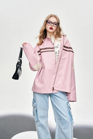 VILZSTUDIOS Sporty Leather Jacket