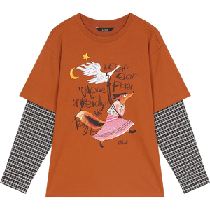 VILZSTUDIOS Retro Casual Flying Fox Top