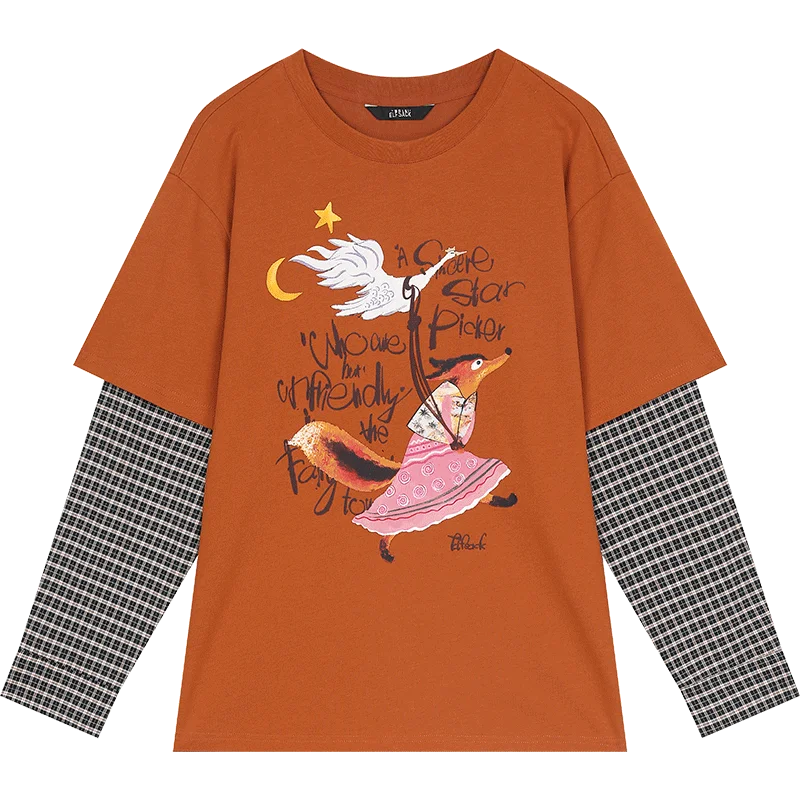 VILZSTUDIOS Retro Casual Flying Fox Top