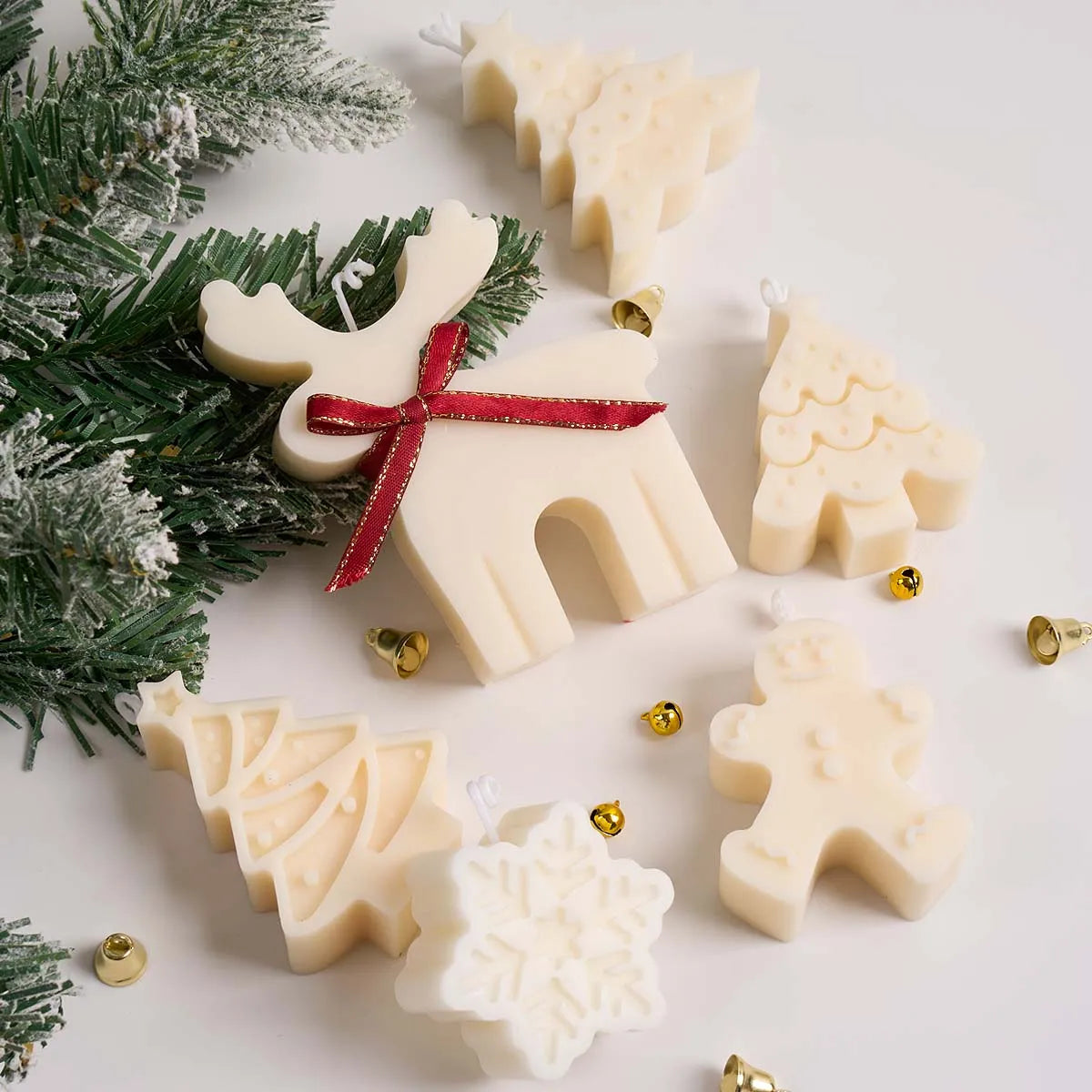 VILZSTUDIOS Festive Christmas Silicone Scented Candle Mold