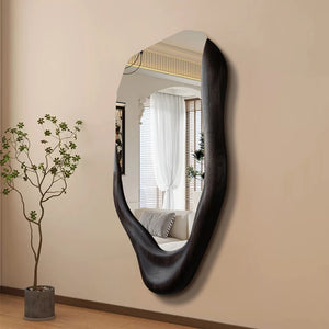 VILZSTUDIOS Irregular Wall Mirror Living Room Modern Girls Men Bedroom Bathroom Luxury Funky Mirror Asymmetrical Espelhos Home Decorations