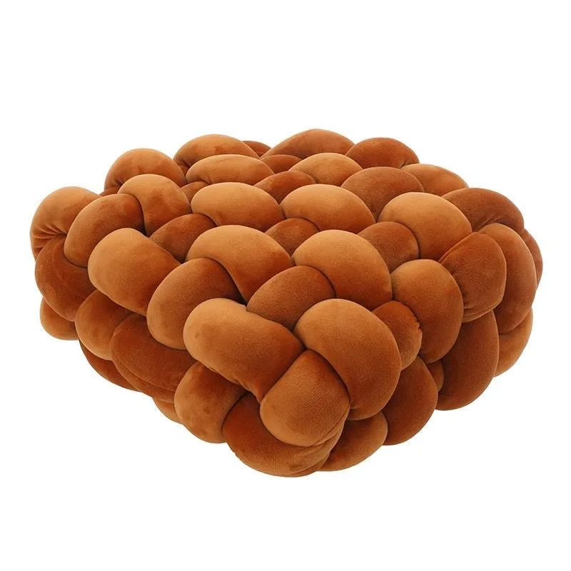 VILZSTUDIOS Handmade Knitted Square Cushion