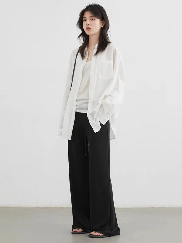 High Waist Slim Fit Korean Pants