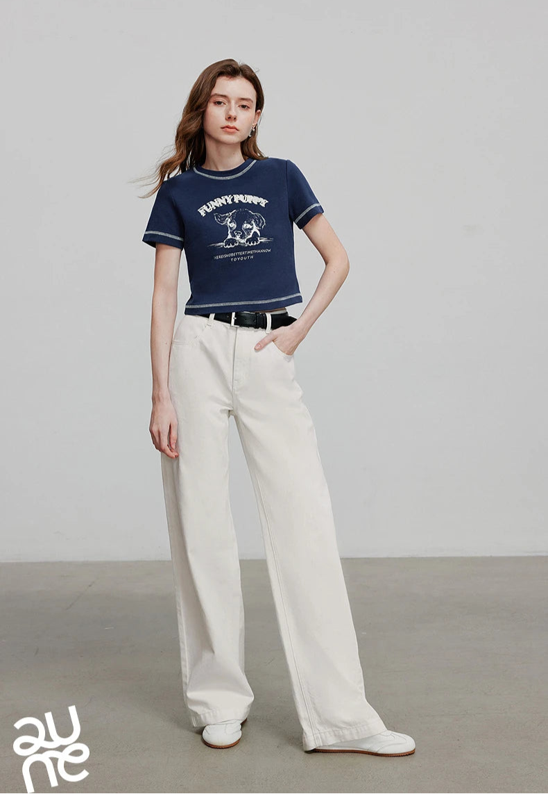 VILZSTUDIOS Summer Casual Short Sleeve T-Shirt