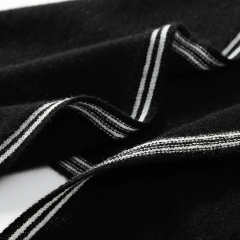 VILZSTUDIOS High Quality Autumn Winter Women 100% Cashmere Scarves 2025 NoveltyTriangular  Knitted Warm Female Scarf Shawl130*35