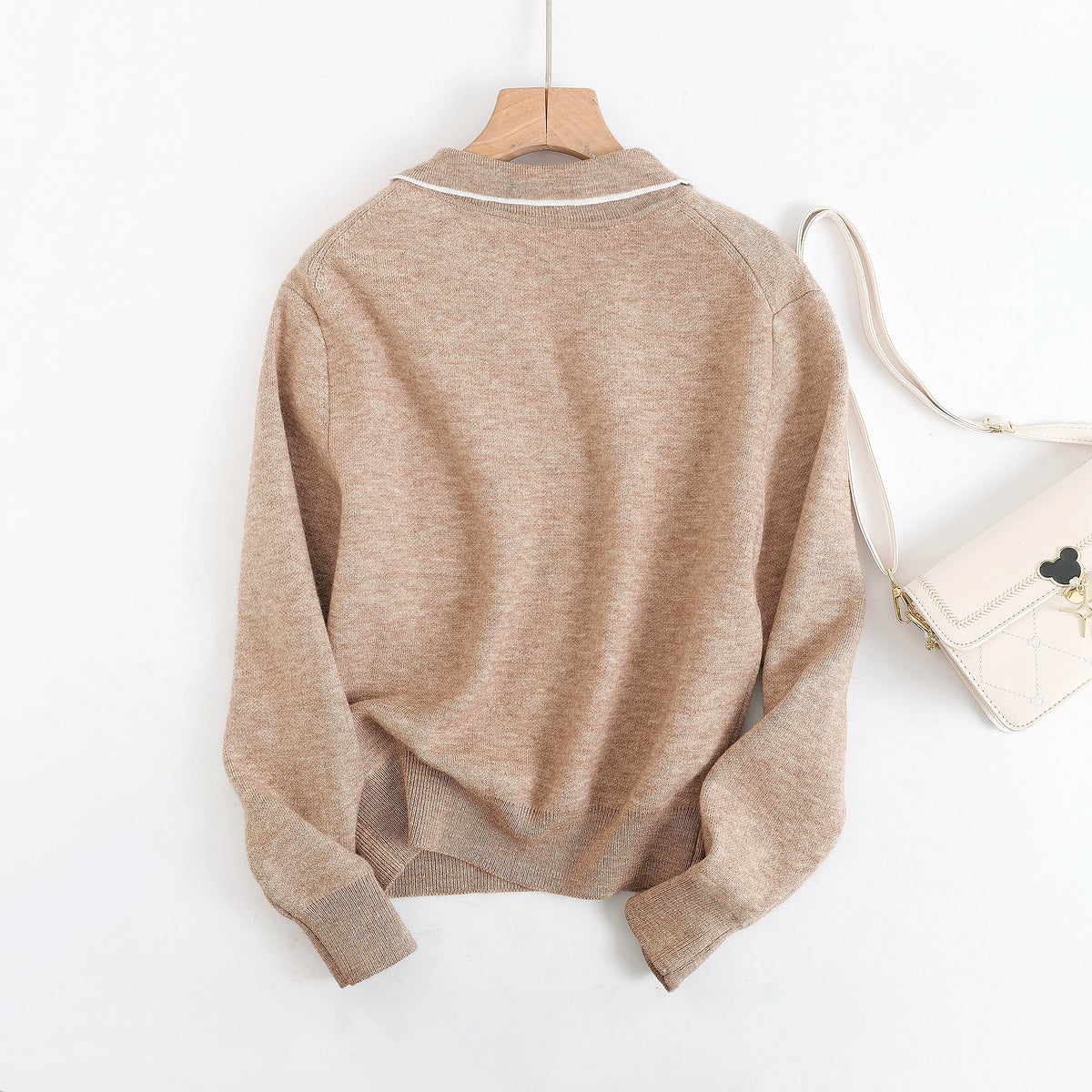 VILZSTUDIOS Classic Polo Knitted Sweater
