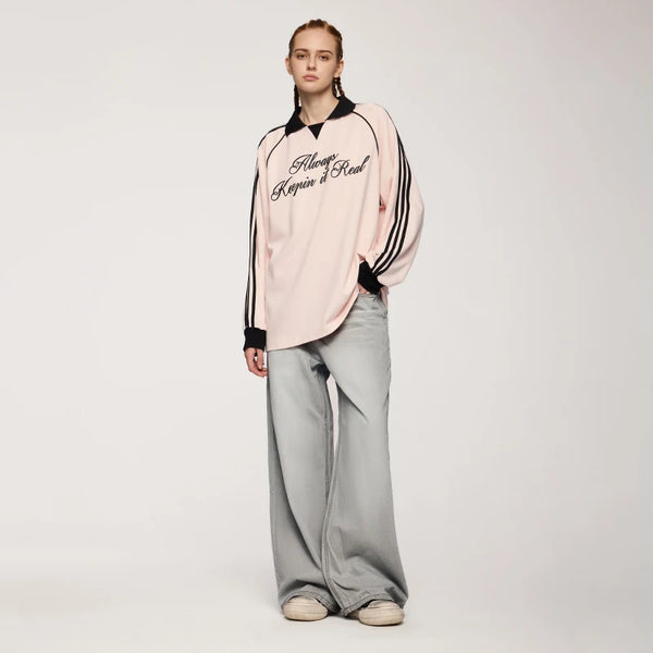 Vintage-Jeans mit verblasstem, geradem Bein