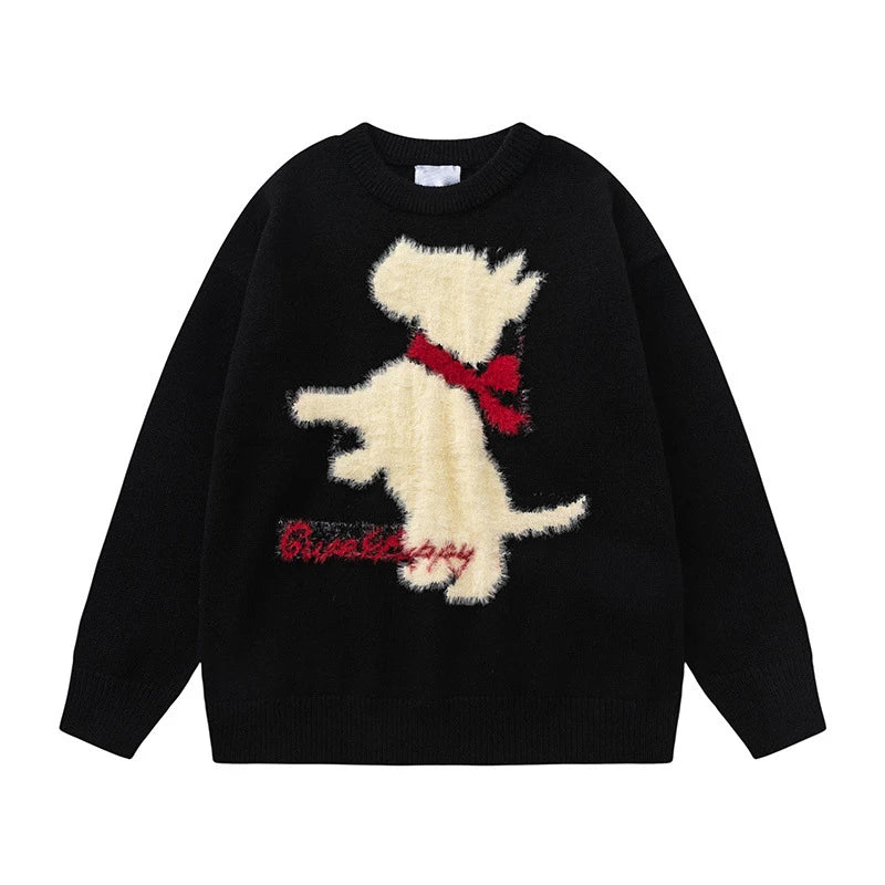 VILZSTUDIOS Oversized Knitted Puppy Sweater