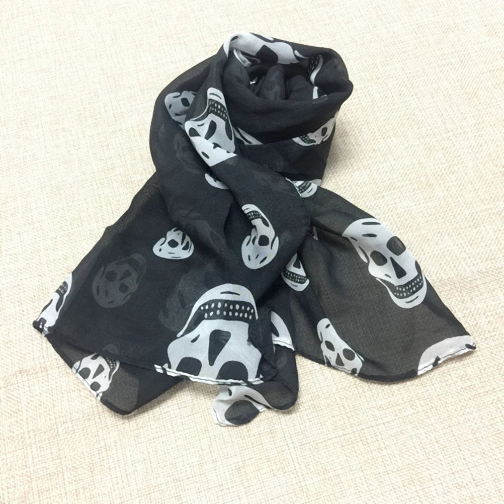VILZSTUDIOS Casual Skull Scarf