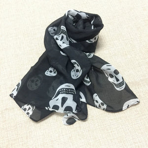 VILZSTUDIOS Casual Skull Scarf