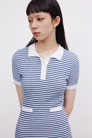 VILZSTUDIOS Vintage Plaid Polo Mini Dress