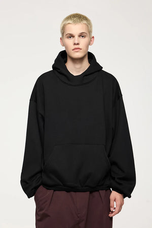 VILZSTUDIOS Thick Warm High Neck Fleece Hoodie