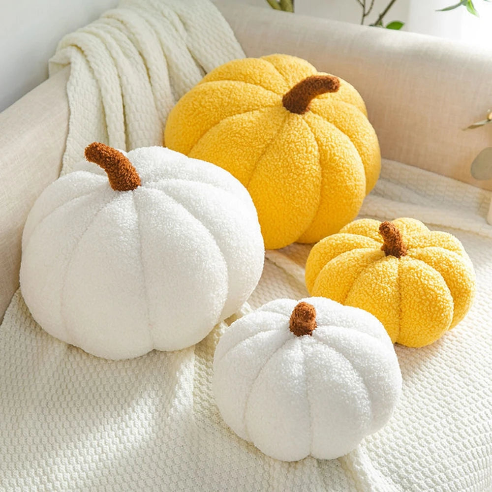 VILZSTUDIOS Colorful Pumpkin Plush Cushions