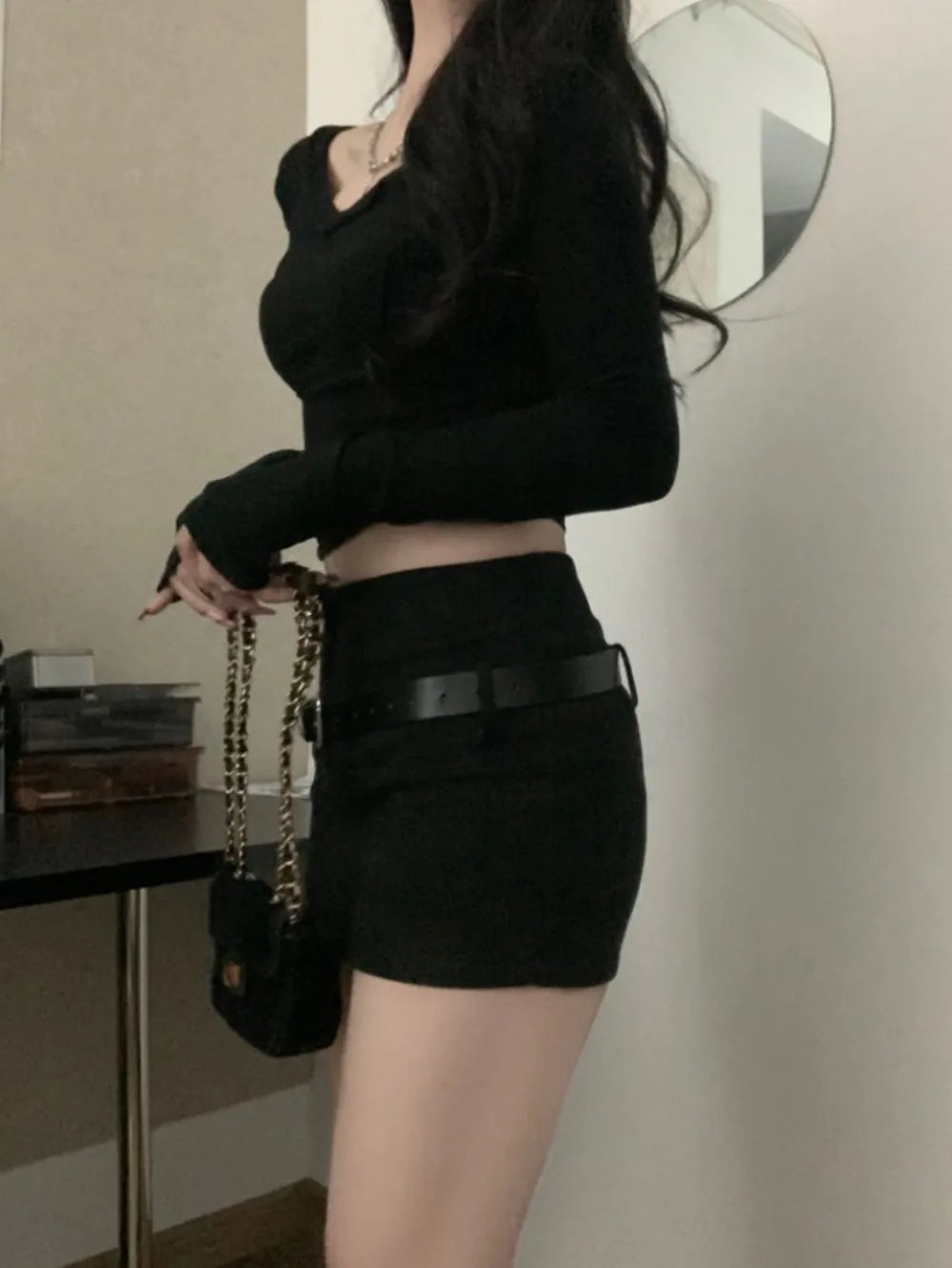 VILZSTUDIOS Short Sexy Cargo Skirt