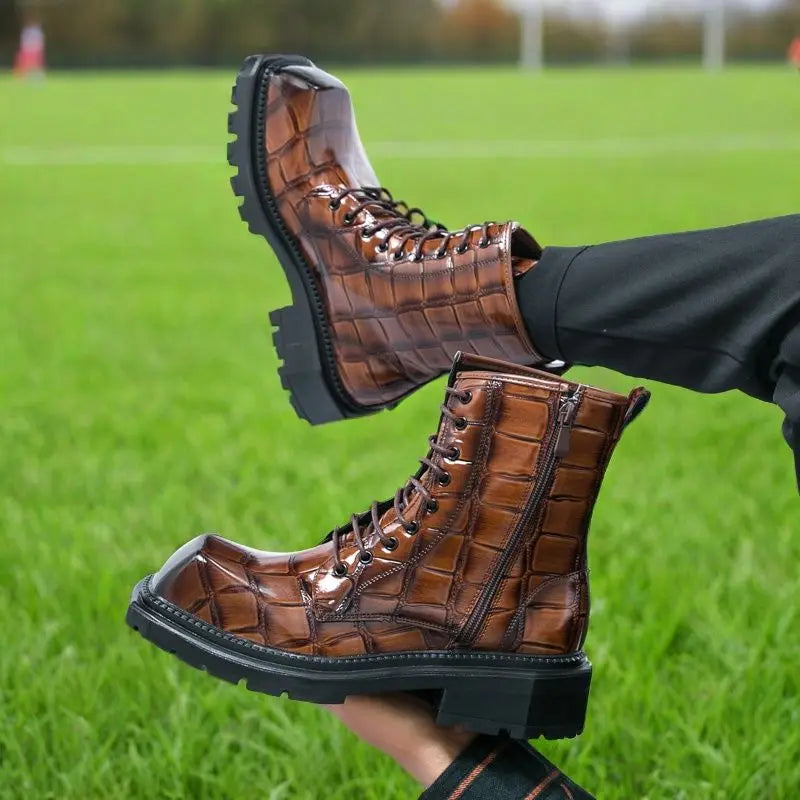 VILZSTUDIOS Casual British Style Winter Boots