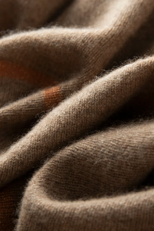 VILZSTUDIOS A-class High-quality 100% Cashmere New Cashmere Scarf 100% Knitted Warm Neck-Protecting High-end Fashion Wild Color in Winter.