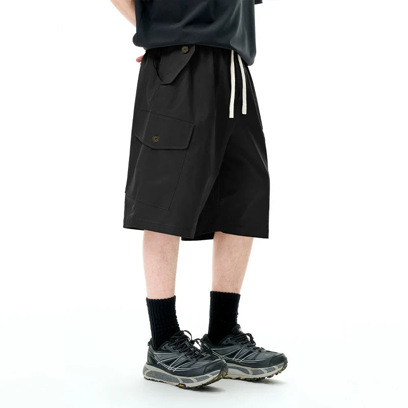 VILZSTUDIOS Durable Multi-Pocket Cargo Shorts