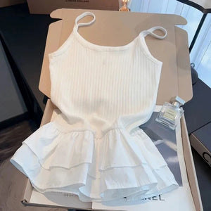 VILZSTUDIOS Stylish Tennis Top & Skirt Set