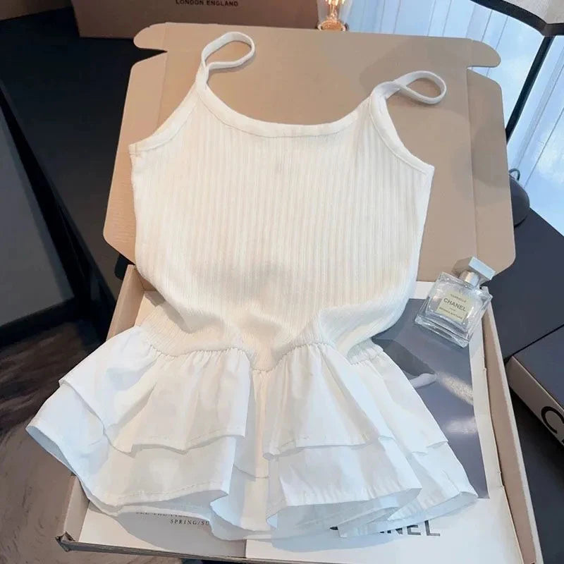 VILZSTUDIOS Stylish Tennis Top & Skirt Set